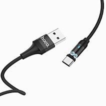Кабель USB - Type-C Hoco U76 Fresh magnetic (black)