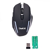 Мышь оптическая беспроводная Dialog Katana MROK-10U RF (black)